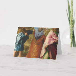 Der Weg zum Emmaus mit Jesus Karte