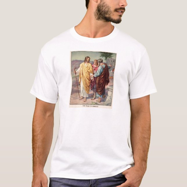 Der Weg zum emmaus T-Shirt (Vorderseite)