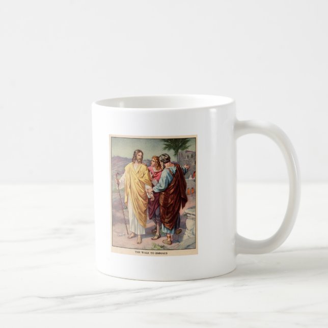 Der Weg zum emmaus Tasse (Rechts)