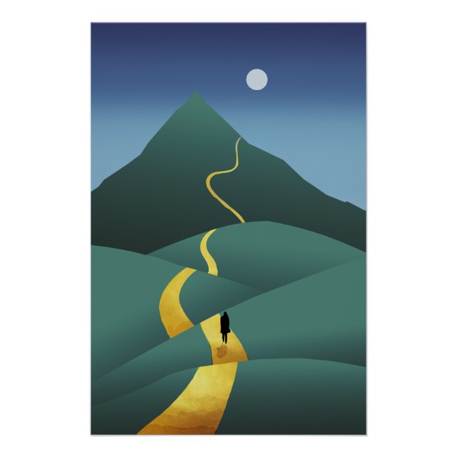Der Weg zum Mond Poster (Vorderseite)