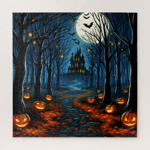 Der Weg zum Spukwald - Halloween Puzzle