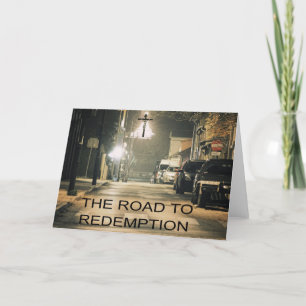 Der Weg zur Erlösung. Dankeskarte