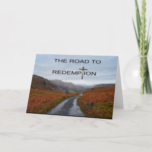 Der Weg zur Erlösung. Dankeskarte
