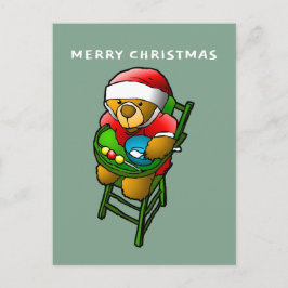 Der Weihnachtsbär Postkarte