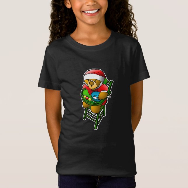 Der Weihnachtsbär T-Shirt (Vorderseite)