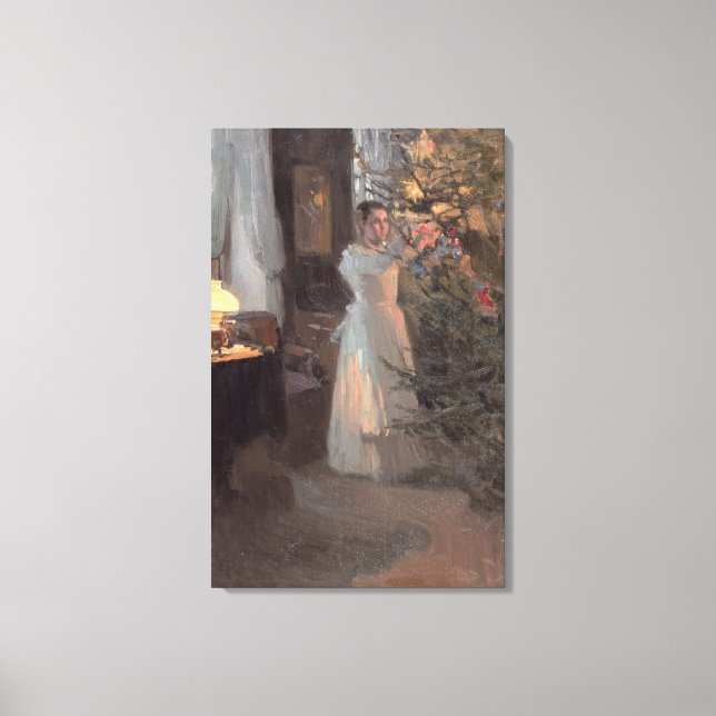 Der Weihnachtsbaum 1910 Leinwanddruck (Vorderseite)