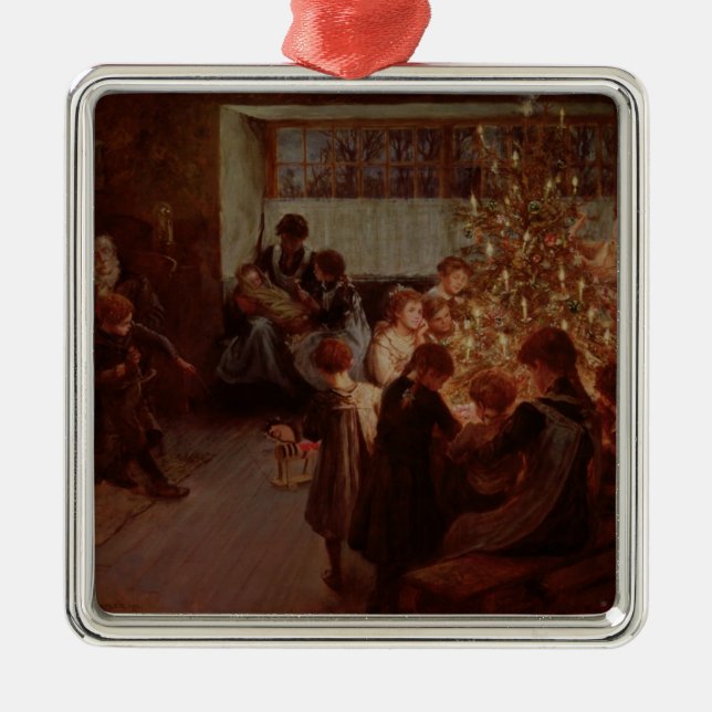 Der Weihnachtsbaum, 1911 Silbernes Ornament (Vorne)