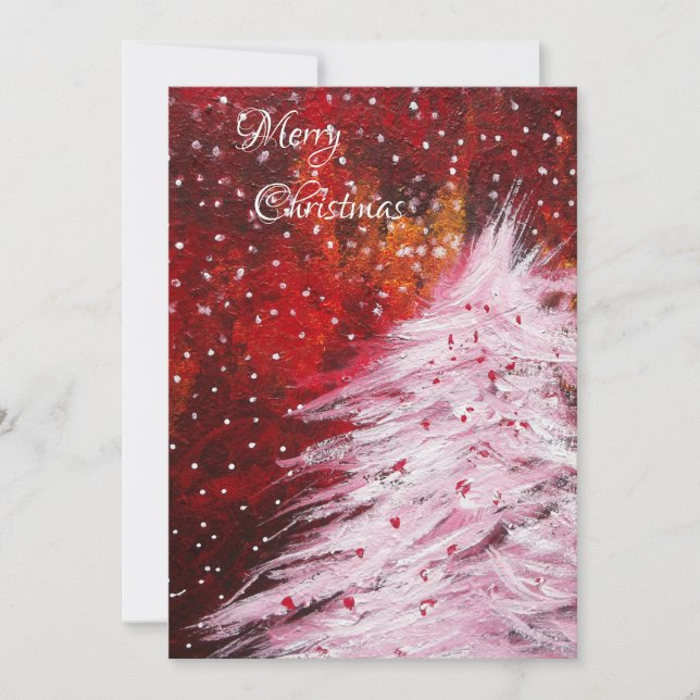 Der Weihnachtsbaum Feiertagskarte (Vorderseite)