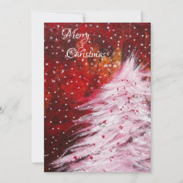 Der Weihnachtsbaum Feiertagskarte