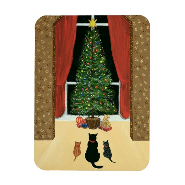 Der Weihnachtsbaum Magnet (Vertikal)