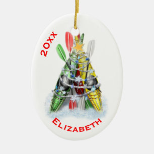 Der Weihnachtsbaum von Kayak Keramikornament