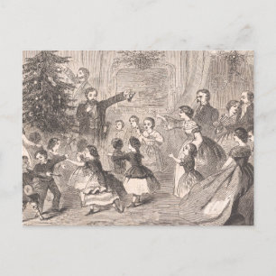 Der Weihnachtsbaum Winslow Homer Feiertagspostkarte