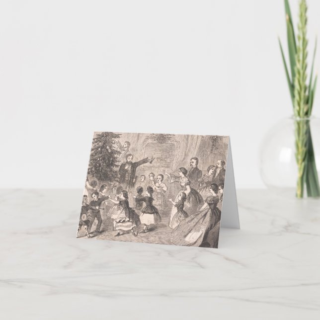 Der Weihnachtsbaum | Winslow Homer Karte (Vorderseite)