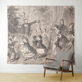 Der Weihnachtsbaum | Winslow Homer Wandteppich