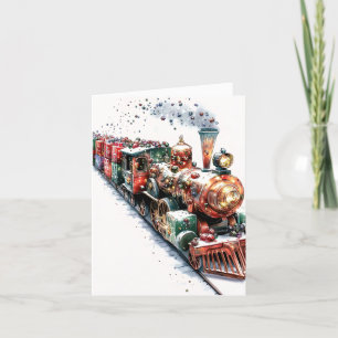 Der Weihnachtsbrief Feiertagskarte
