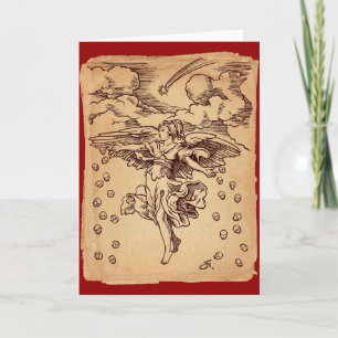 Der Weihnachtsengel des Todes Feiertagskarte