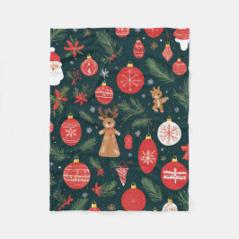 Der Weihnachtsgeist verkörpern, frohe Weihnachten Fleecedecke