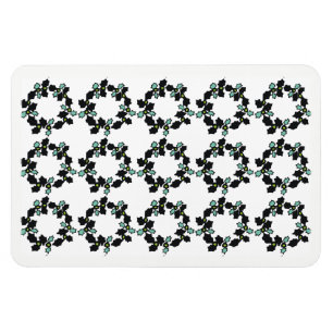 Der Weihnachtskranz - Magnet