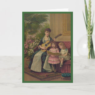 Der Weihnachtslieder Feiertagskarte