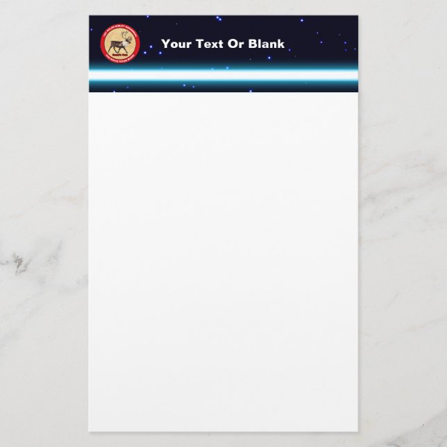 Der Weihnachtsmann - 1. Polar Airlift-Squadron Briefpapier (Vorderseite)