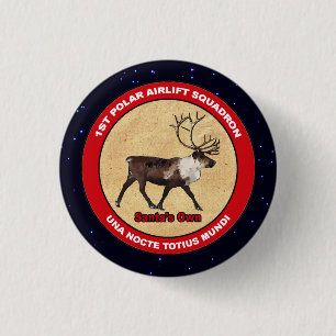 Der Weihnachtsmann - 1. Polar Airlift-Squadron Button
