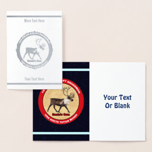 Der Weihnachtsmann - 1. Polar Airlift-Squadron Folienkarte