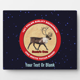 Der Weihnachtsmann - 1. Polar Airlift-Squadron Fotoplatte