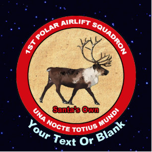 Der Weihnachtsmann - 1. Polar Airlift-Squadron Fotoskulptur Magnet