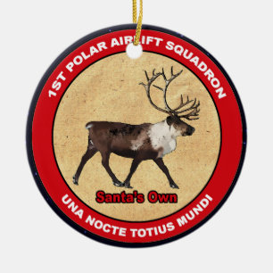 Der Weihnachtsmann - 1. Polar Airlift-Squadron Keramikornament