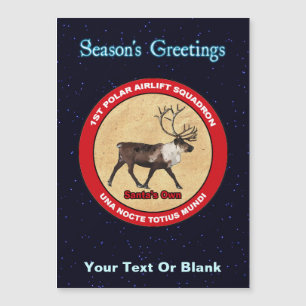 Der Weihnachtsmann - 1. Polar Airlift-Squadron Magnetkarte