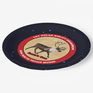 Der Weihnachtsmann - 1. Polar Airlift-Squadron Pappteller