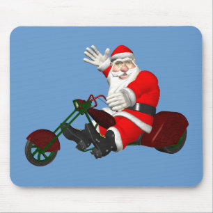 Der Weihnachtsmann auf dem Motortrick Mousepad