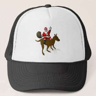 Der Weihnachtsmann auf Kangaroo Truckerkappe