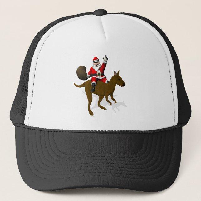 Der Weihnachtsmann auf Kangaroo Truckerkappe (Vorderseite)