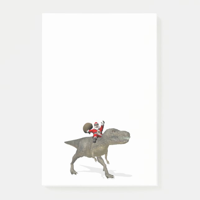 Der Weihnachtsmann auf Trex Post-it Klebezettel (Vorderseite)