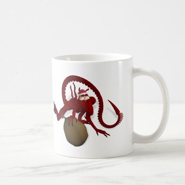 Der Weihnachtsmann aus dem Weltraum Kaffeetasse (Rechts)