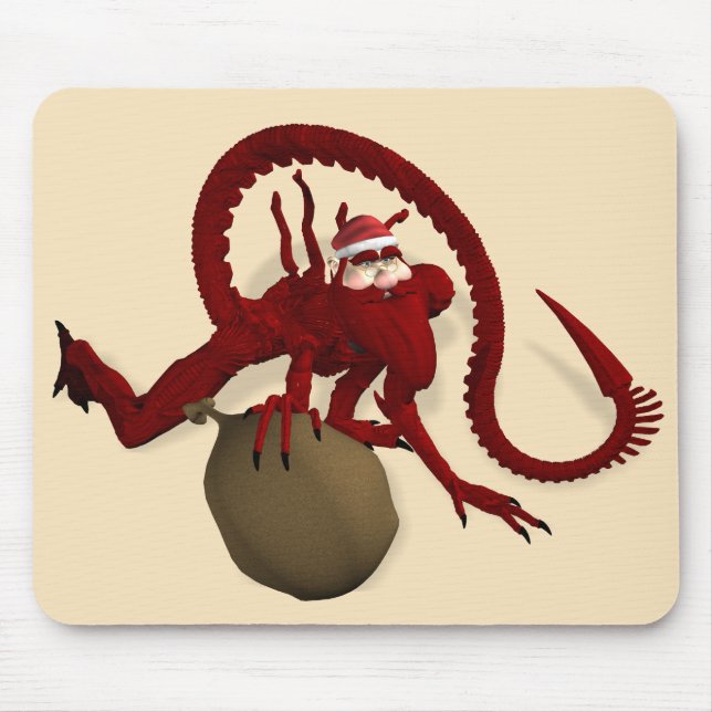 Der Weihnachtsmann aus dem Weltraum Mousepad (Vorne)