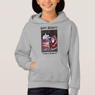 Der Weihnachtsmann bekommt ein Ticketmädchen Hoodie
