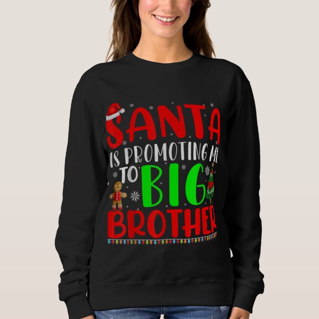 Der Weihnachtsmann bringt mich zu einer großen Brü Sweatshirt (Vorderseite)