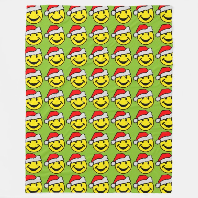 Der Weihnachtsmann, dein Rückgrat. Ideen Fleecedecke (Vorderseite)