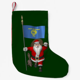 Der Weihnachtsmann, der den Staat Biber besucht Kleiner Weihnachtsstrumpf