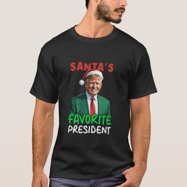 Der Weihnachtsmann des Weihnachtsmanns Trump T-Shirt (Vorderseite)