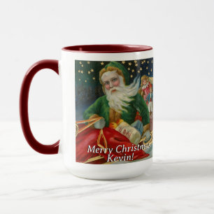 Der Weihnachtsmann für Vintages Design liefert Spi Tasse