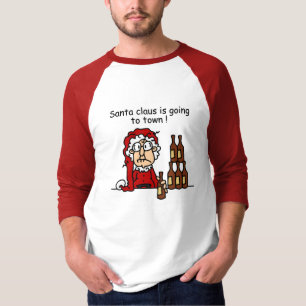 Der Weihnachtsmann geht in die Stadt T-Shirt