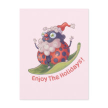 Der Weihnachtsmann genießt die Ferien