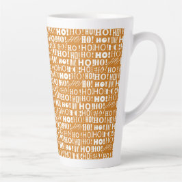 Der Weihnachtsmann grüßt HO! HO! HO! In Brandy Pun Milchtasse