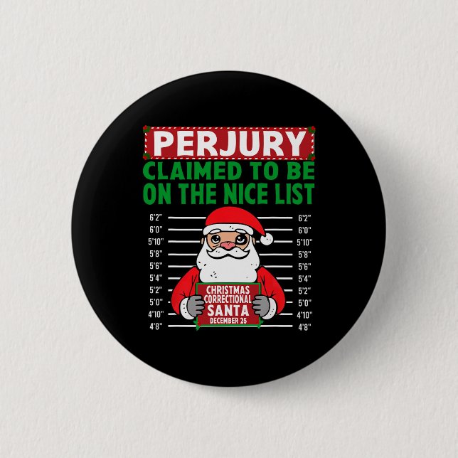 Der Weihnachtsmann hat behauptet, auf der Nizzaer  Button (Vorderseite)