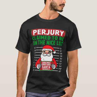 Der Weihnachtsmann hat behauptet, auf der Nizzaer T-Shirt