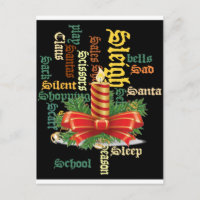 Der Weihnachtsmann hat einen schönen Tag und eine