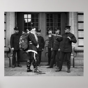 Der Weihnachtsmann in den 1920er Jahren Poster